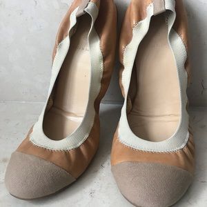 Jcrew Mila Ballet Flat Warm Taupe Sz 11